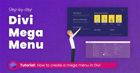 mega menu in divi
